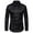 Black, variant on JURANMO Ofertas de Hoy en Liquidación Men's Paisley Jacquard Dress Shirt Slim Fit Button Up Long Sleeve Blouse Solid Casual Lapel Party Prom Formal Shirts White L