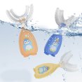 thumbnail image 5 of Venta caliente 2-12 años cepillo de dientes para niños en forma de U mordedor infantil cepillo de dientes para bebés cepillo de silicona para niños pequeños limpieza de cuidado bucal, 5 of 5