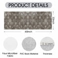thumbnail image 4 of Washable Kitchen Runner Rug 60" x 22", Non-Slip Soft Low Profile Kitchen Rug, Farmhouse Distressed Floral Oriental Rug for Kitchen, Hallway & Laundry Room, Brown, 4 of 6