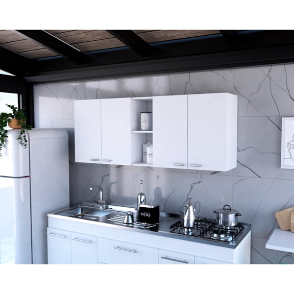 Wall Cabinet with Built - in Dish Rack / Perfect for Daily Kitchen Use / Simplify Dish Storage