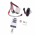 thumbnail image 1 of RC Car Winch, Aluminum Alloy 1/10 Scale Model Crawler Vehicle Accessory with Remote Controller T Plug Extension Cable for 4 D90 D110 RC Car, 1 of 7