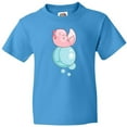 thumbnail image 3 of Inktastic Cute Axolotl Sitting on a Bubble Youth T-Shirt, 3 of 5