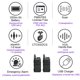 thumbnail image 4 of Retevis RT622 Mini Walkie Talkie Radio Emergencia Talkie Walkie pmr446 Wolkie Tokie Walkies de Largo Alcance Radio Portatil pmr 446 Pequeña de Comunicación Walkie-talkie Restaurante Hotel Escuela, 4 of 5