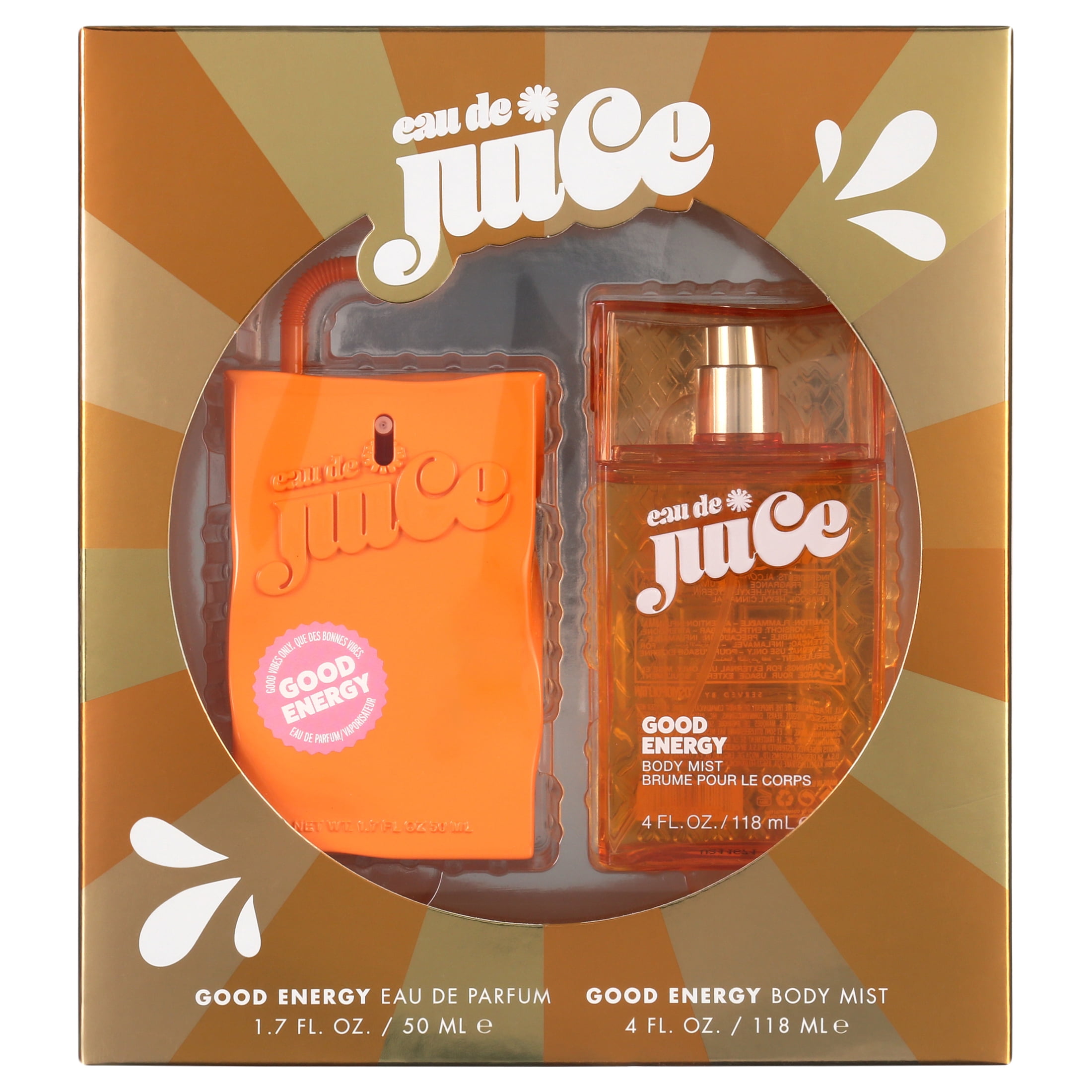 Eau De Juice Good Energy Perfume Gift Set For Women 2 Pieces Walmart Com