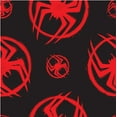 thumbnail image 5 of Miles Morales Spider-Man: Across the Spider-Verse Logo AOP Men's Black Sleep Pajama Pants-XXL, 5 of 6