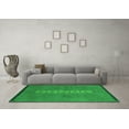 thumbnail image 3 of Ahgly Company Indoor Rectangle Abstract Green Modern Area Rugs, 7' x 9', 3 of 4