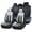 Black & Gray, variant on 2008 for ACURA RDX Seat Cover, Black and Gray Car Seat Covers, Waterproof Faux Leather 5 Seats Full Set Non-slip Suitable for All Seasons, Upgrade the Car's Interior
