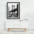 thumbnail image 6 of Manhattan Bridge, DUMBO 03 - Brooklyn New York Photography Black Framed Wall Art Print 20 x 30 inches, 6 of 7