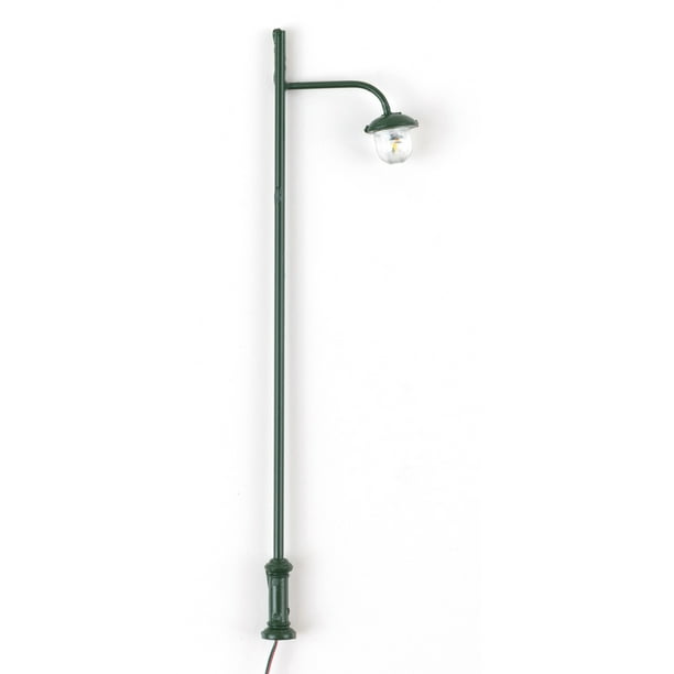 Inteprter 1:87 lámparas de calle, lámpara de ferrocarril, bricolaje, musgo, luz blanca cálida, decoración de bombillas, edificio en Artesanía Luz verde/blanca