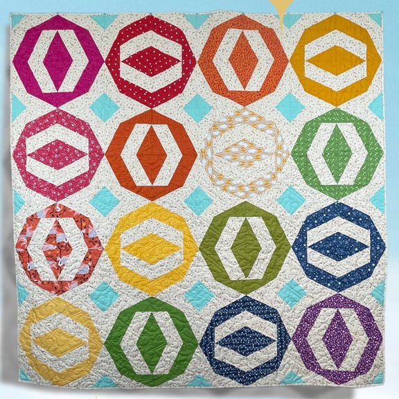 Coin Toss Patchwork Quilt Pattern