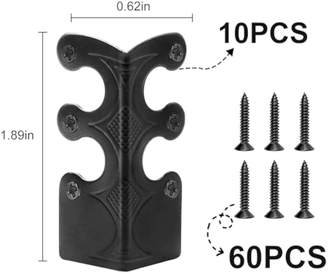 1.88 IN Baseboard Corner Protectors, Corner Protectors for Furniture Metal Corner Guards, for Stair Edges, Dust Corner Protectors for Wall and Skirting Board