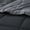 01 Black & Grey, variant on Nestl Queen Comforter Set, 3 Piece Bed in a Bag, Reversible Down Alternative Bedding Set, Black & Gray