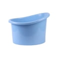 thumbnail image 4 of Cubo de baño para bebés, Accesorios de baño para bañera para bebés, Bañera cómoda y Engrosada, Cubo para bañera para bebés para niños recién Nacidos, azul claro, 4 of 7