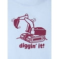 thumbnail image 2 of Wonder Nation Baby Boys Graphic Tee with Long Sleeves, Sizes 0-24 M, 2 of 3