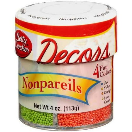 Signature Brands Betty Crocker Decors Nonpareils, 4 oz
