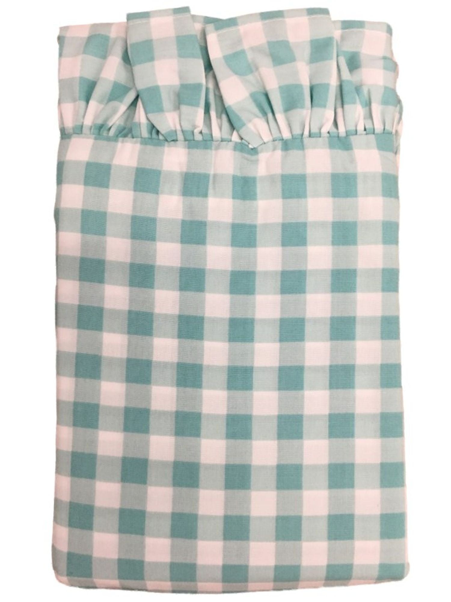 The Pioneer Woman Gingham Ruffle Pillowcases Teal Country Check Standard Size 