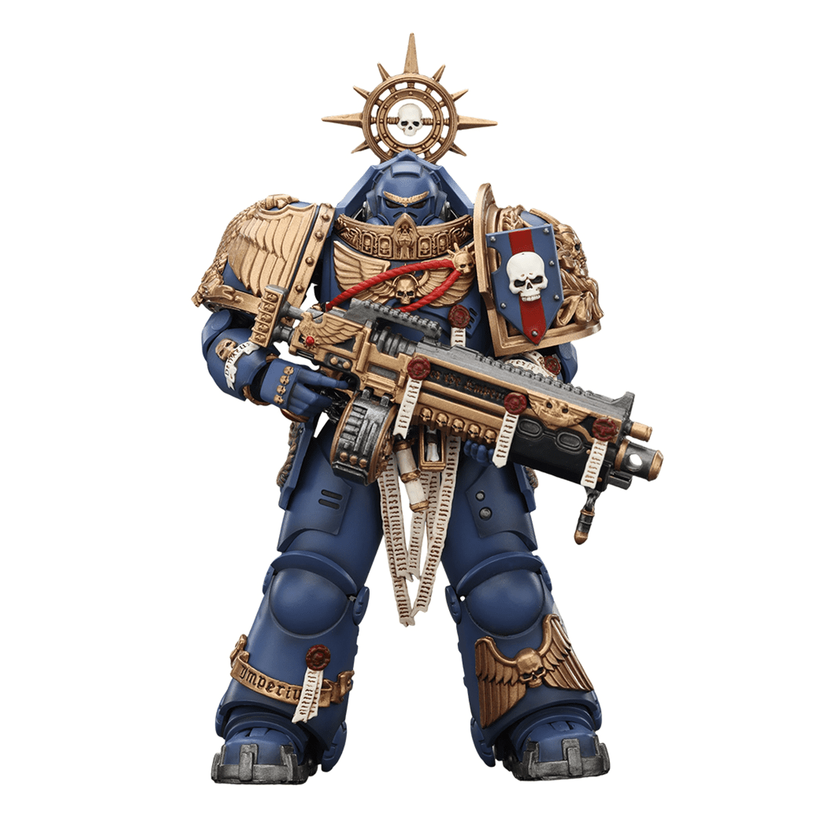 [IN STOCK] JOYTOY Warhammer 40K 1/18 Action Figures Ultramarines Heavy Relic Primus Armor with Heavy Relic Bolt Rifle