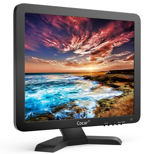 15 inch Touchscreen Monitor, LCD Touch Screen Monitor 1024x768 Resolution VGA Input for PC/Office/Retail/Restaurant/Bar/Warehouse/Pos Touchscreen Monitor