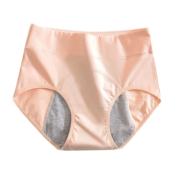 Gibobby Pantaletas de algodón para mujer Las mujeres de cintura media de algodón transpirable el terciopelo cálido para mantener las bragas calientes(B,G)