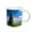 White, variant on 3drose, Isle of Lewis, Land Raiders Monument. Scotland, 11oz Two-tone Yellow Mug