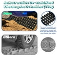 thumbnail image 5 of AQRS 2PC Traction Tracks Mats with Portable Handle Bag, Tire Traction Mats Portable Recovery Tracks, SUV Truck Van Emergency Tire Traction Sand Snow Rubber Ladder, 5 of 8