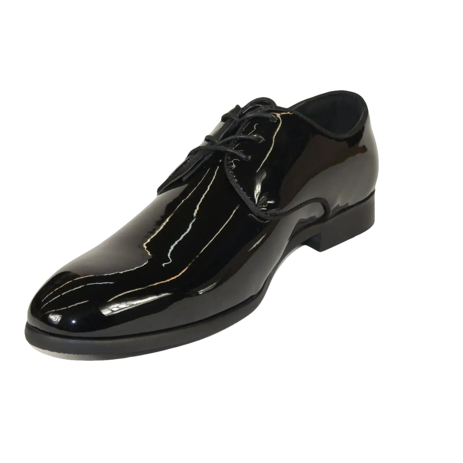 Santino Men\'s Black Patent Leather Tuxedo Dress Red Insole Slip On  Sz10 Amazon.com | Men main image 3