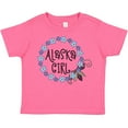 thumbnail image 3 of Inktastic Alaska Girl Forget-me-not Flower Girls Toddler T-Shirt, 3 of 5