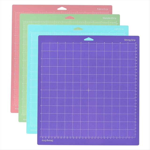 4 Alfombrillas de Corte Adhesivas de 12 X 12 Pulgadas para Corte de Silueta Cameo Explore Plotter