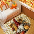 thumbnail image 4 of JoyMoreHome Fall Half-Round Floor Mat, Soft Velvet Durable Door Mat, Thanksgiving Halloween Decor for Indoor Outdoor Home Entrance, 4 of 6