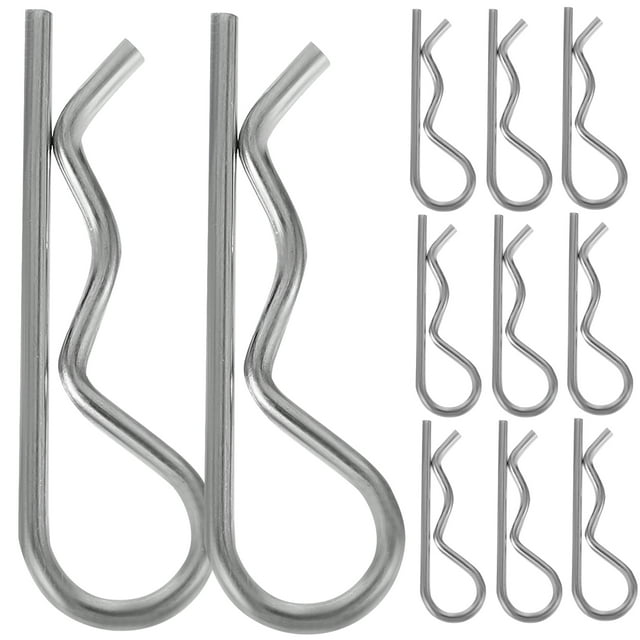 MasteelfCA 20pcs Hitch Pin Clip M1.6x32 Small Cotter Pin Spring Retaining Wire Hair Pin
