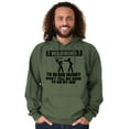 thumbnail image 4 of Warning To Avoid Injury Funny Cartoon Hoodie Hooded Sweatshirt Men Brisco Brands L, 4 of 6