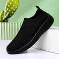 thumbnail image 3 of Women's Walking Shoes - Tennis Athletic Casual Gym Slip-On Lightweight Sneakers, 3 of 11