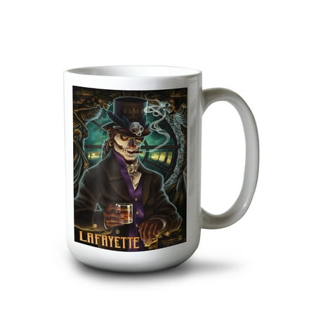 

15 fl oz Ceramic Mug Lafayette Louisiana Voodoo Dishwasher & Microwave Safe