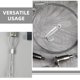 thumbnail image 4 of Kit de 2 piezas para colgar cuadros de alta resistencia, con rieles para colgar cuadros, ganchos de galería, ganchos para marcos de fotos, 4 of 7