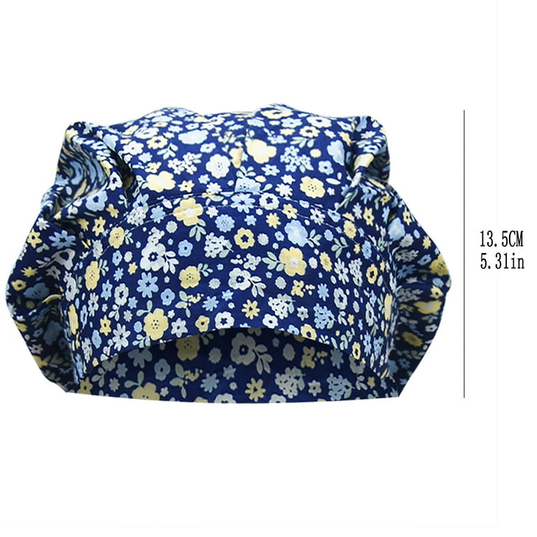 JINMGG Womens Plus Size Clearance $5 Scrub Cap Hat Suction Sweat Towel Nurse Cap Printed Baotou Cap