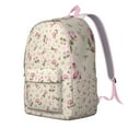 thumbnail image 2 of Aesthetic Spring Backpack - Vintage Waterproof Bookbag with Artistic Flower Garden Design, 2 of 5