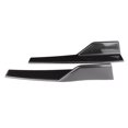 thumbnail image 1 of Dsseng Winglet Wing Pair Universal Side Skirt Rocker Splitter Side Winglet Wing Diffuser Car Body Kit Glossy Black 17.7x3.3in Side Splitter Wing, 1 of 8