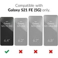 thumbnail image 2 of 2 in 1 Bundle Designed for Samsung Galaxy S21 FE Heavy Duty Case with 1 Clear Tempered Glass, Triple Layer Protection Shockproof Dropproof Dustproof Cover for Samsung Galaxy S21 FE, Red, 2 of 6
