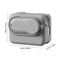 thumbnail image 3 of Bolsa de cámara Funda de cámara de silicona Mini bolsa de almacenamiento para Insta360 GO3 (Gris), 3 of 7