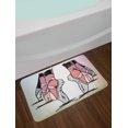 thumbnail image 2 of Ballet Bath Mat, Sketch of Ballet Dancers Feet with Pointe Nobility Talent Balance Classic, Plush Bathroom Decor Mat with Non Slip Backing, 29.5" X 17.5", Multicolor, by Ambesonne, 2 of 2