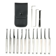 Andoer Lock Picking Kit,Stainless Steel Lock 15 Pcs Lock And Professional Lock Kit Yabuy Kit Lock Tool Lock Tool Locksmith Tool Locksmith And Locksmiths