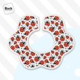 thumbnail image 4 of Hirioo Red Ladybugs for Baby Cotton Petal Bib Drool Bibs for Baby Boy Unisex, 4 of 9