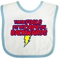 thumbnail image 3 of Inktastic These Fools Put My Cape on Backwards &reg; Boys or Girls Baby Bib, 3 of 4