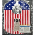 thumbnail image 2 of Patriotic USA Mastiff Brindle White Baby Bib, 2 of 3