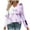 Purple, variant on Womens Spring Shirts Long Sleeve Women's Tops Casual Short Pullover Shirts for Women Loose Fit My Items