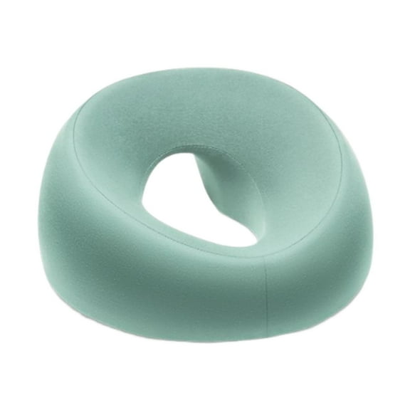 Dualoai Face Down Pillow Massage Headrest with Washable Cover Support Memory Foam Prone Green