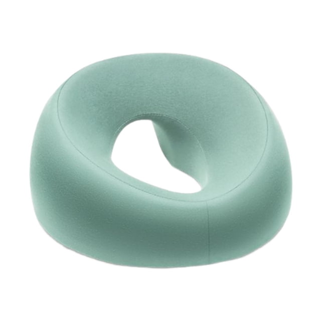 TISHITA Face Down Pillow Massage Headrest with Washable Cover Support Memory Foam Prone Green