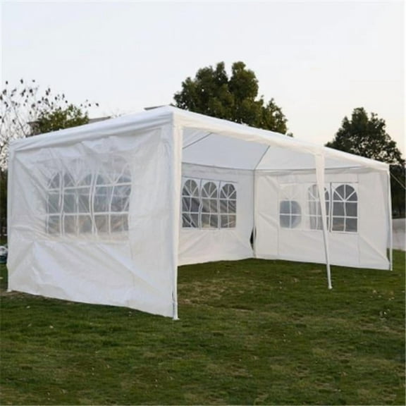 10 x 20 ft. Outdoor Canopy Tent Heavy Duty Gazebo, White