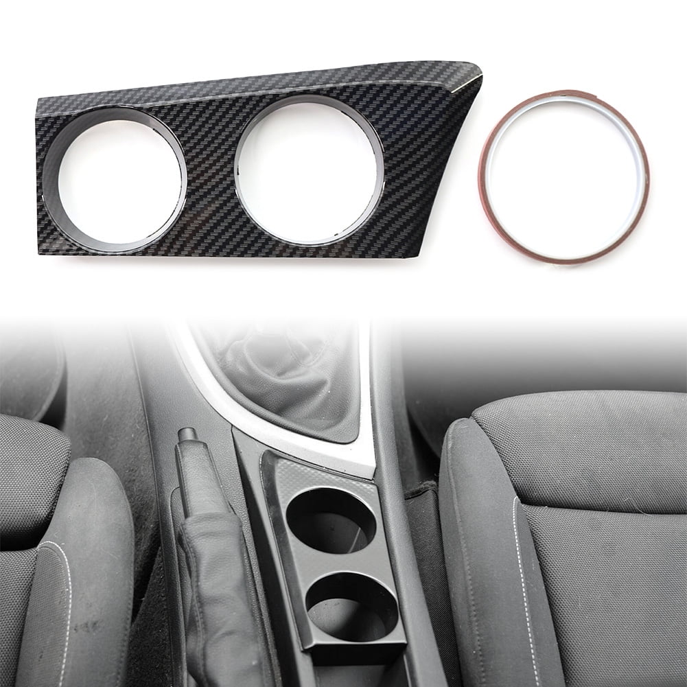 ZS Car Carbon Fiber ABS Cup Holder For BMW 1 Series E81 E82 E87 E88