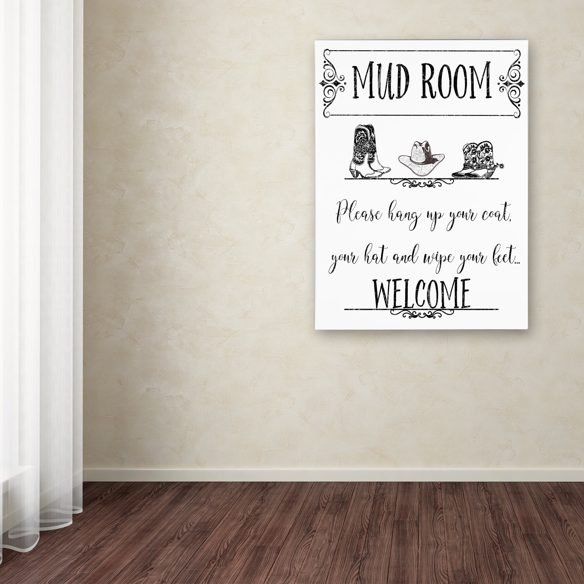 Trademark Fine Art 'Mud Room 5' Canvas Art by Jean Plout